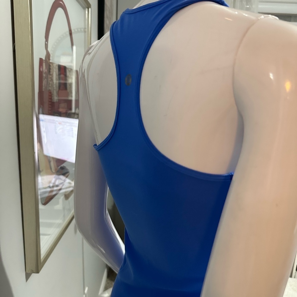 Lululemon Cool Racerback Tank Blue Size 6 - Picture 6 of 7